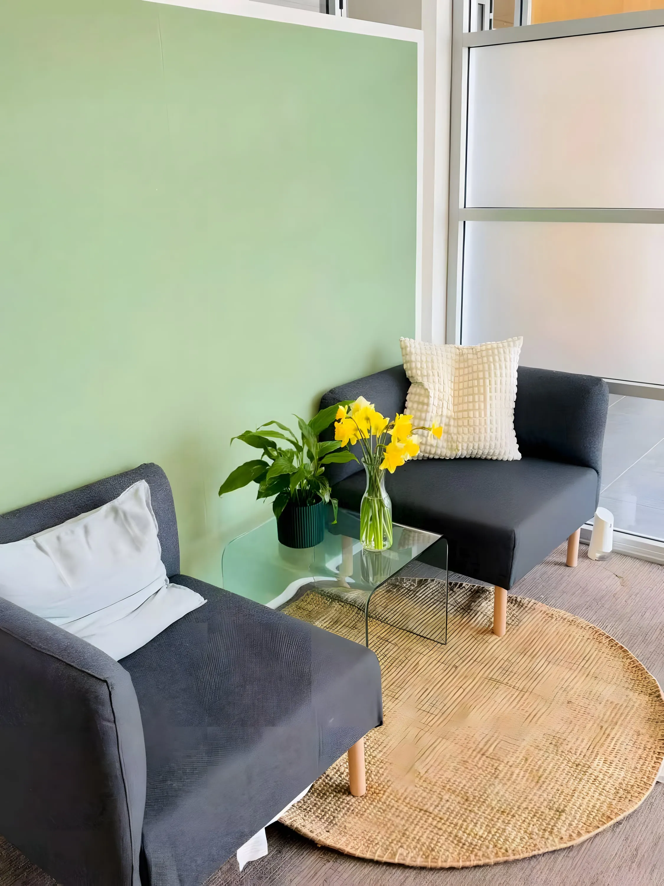The waiting area at Think Academy